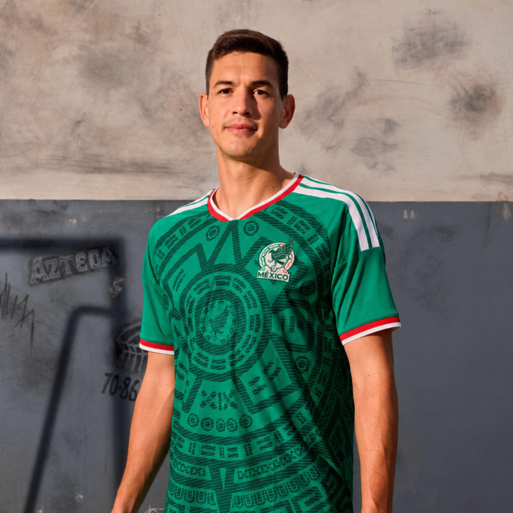 Mexico 26 Home Authentic Jersey