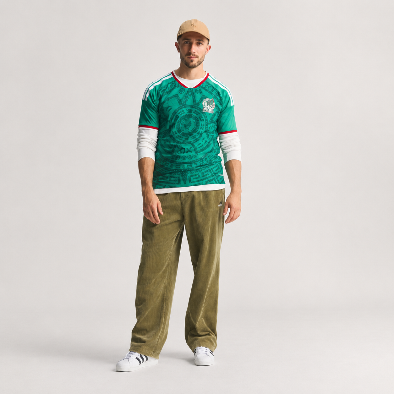 Mexico 26 Home Authentic Jersey