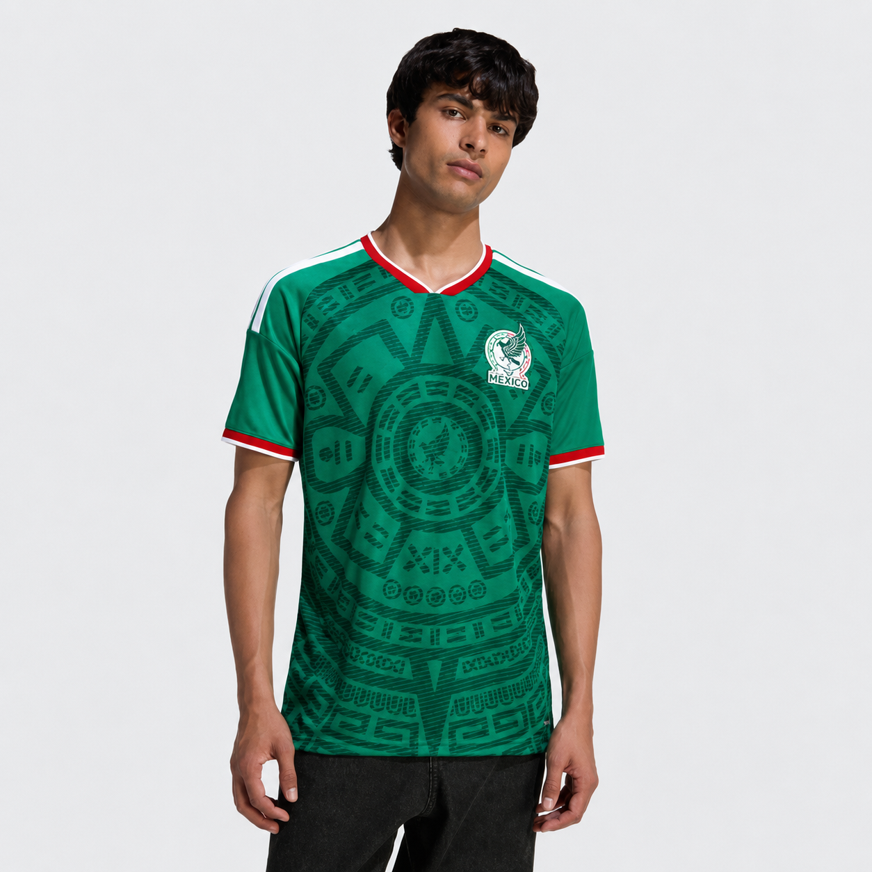 Mexico 26 Home Authentic Jersey